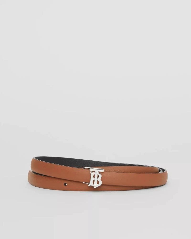 Alternative view of Burberry Women's Reversible Monogram Motif Leather Wrap Belt