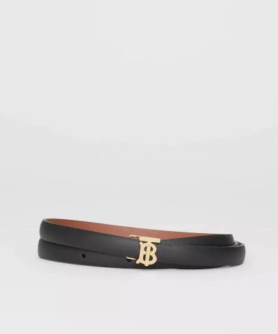 Burberry Women's Reversible Monogram Motif Leather Wrap Belt-20258658
