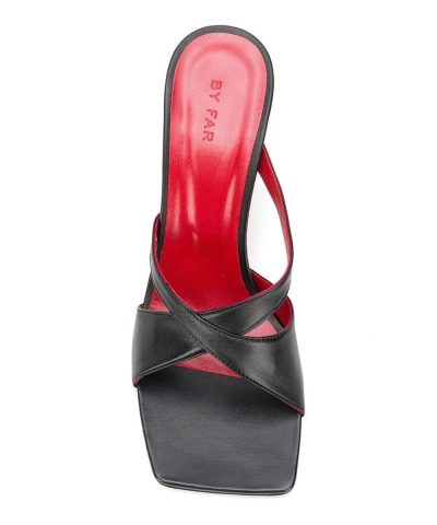 By Far Kitty Square Toe Mules 3