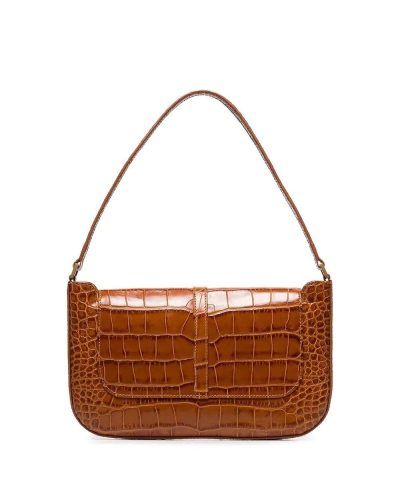 Alternative view of By Far Miranda Crocodile Effect Shoulder Bag