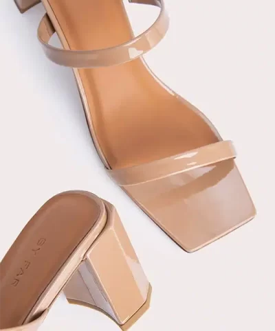 By Far Tanya Nude Patent Leather 2