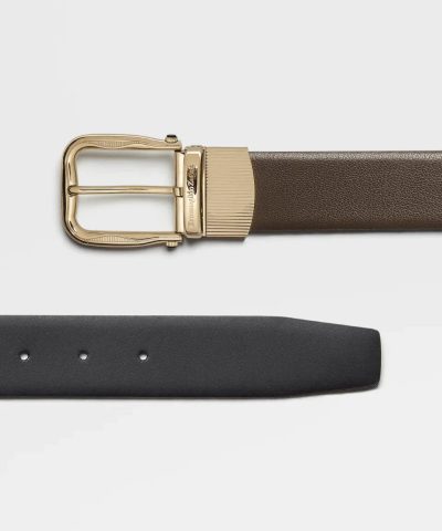 Alternative view of Ermenegildo Zegna Calfskin Belt