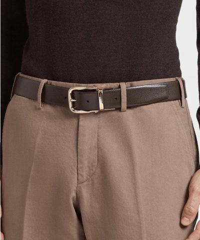 Ermenegildo Zegna Calfskin Belt - Image 3