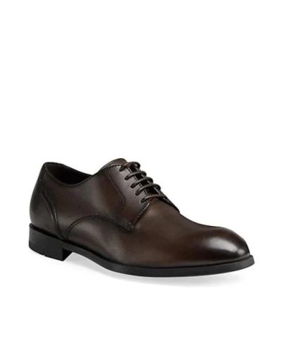 Ermenegildo Zegna Mens Couture Calfskin Vienna Derby Shoes 2