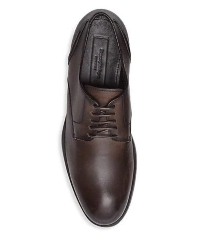 Ermenegildo Zegna Mens Couture Calfskin Vienna Derby Shoes 4