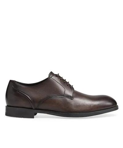 Ermenegildo Zegna Men's Couture Calfskin Vienna Derby Shoes-20258541