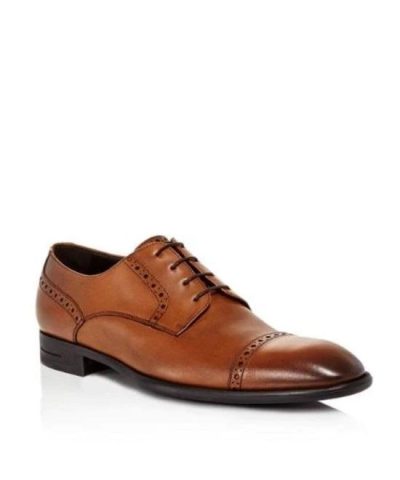 Ermenegildo Zegna Men's Derby Leather Dress Shoes - Image 3