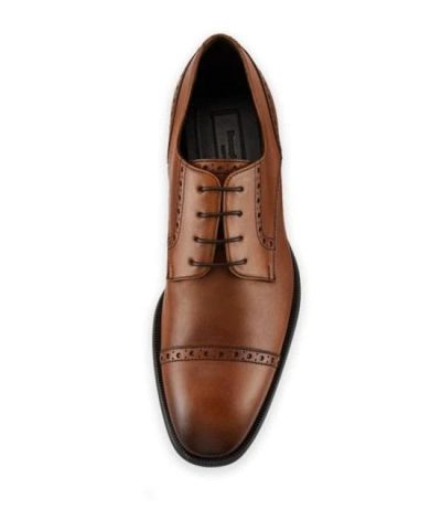 Ermenegildo Zegna Men's Derby Leather Dress Shoes - Image 4