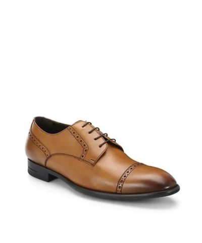Ermenegildo Zegna Men's Derby Leather Dress Shoes - Image 6