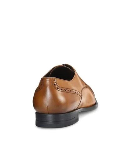 Ermenegildo Zegna Men's Derby Leather Dress Shoes - Image 8