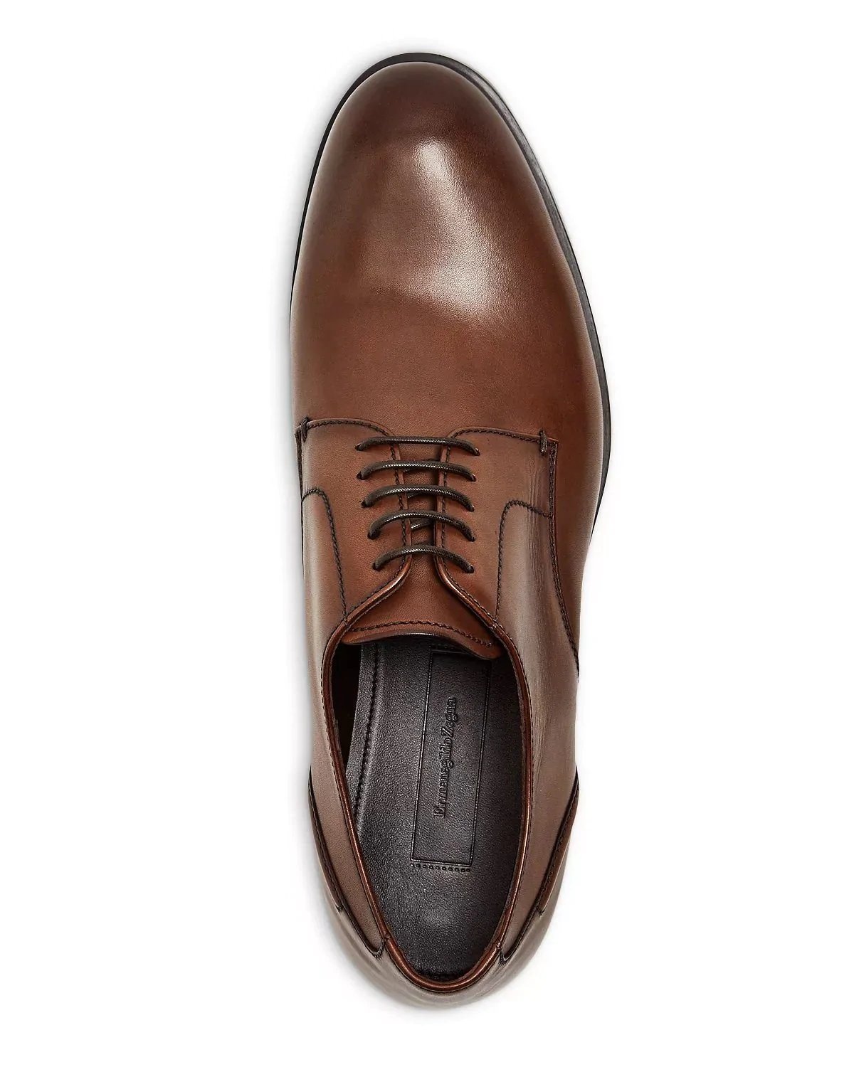 Alternative view of Ermenegildo Zegna Men's Plain Derby Oxfords