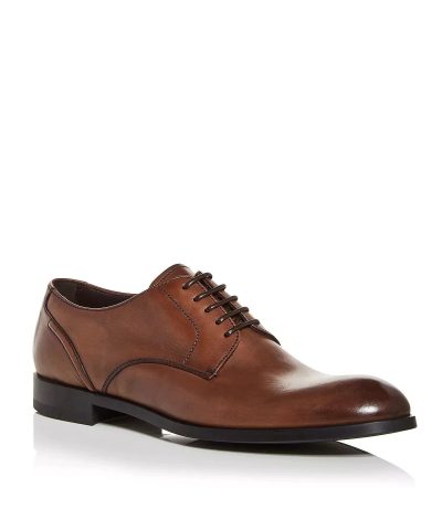 Ermenegildo Zegna Men's Plain Derby Oxfords-20259015