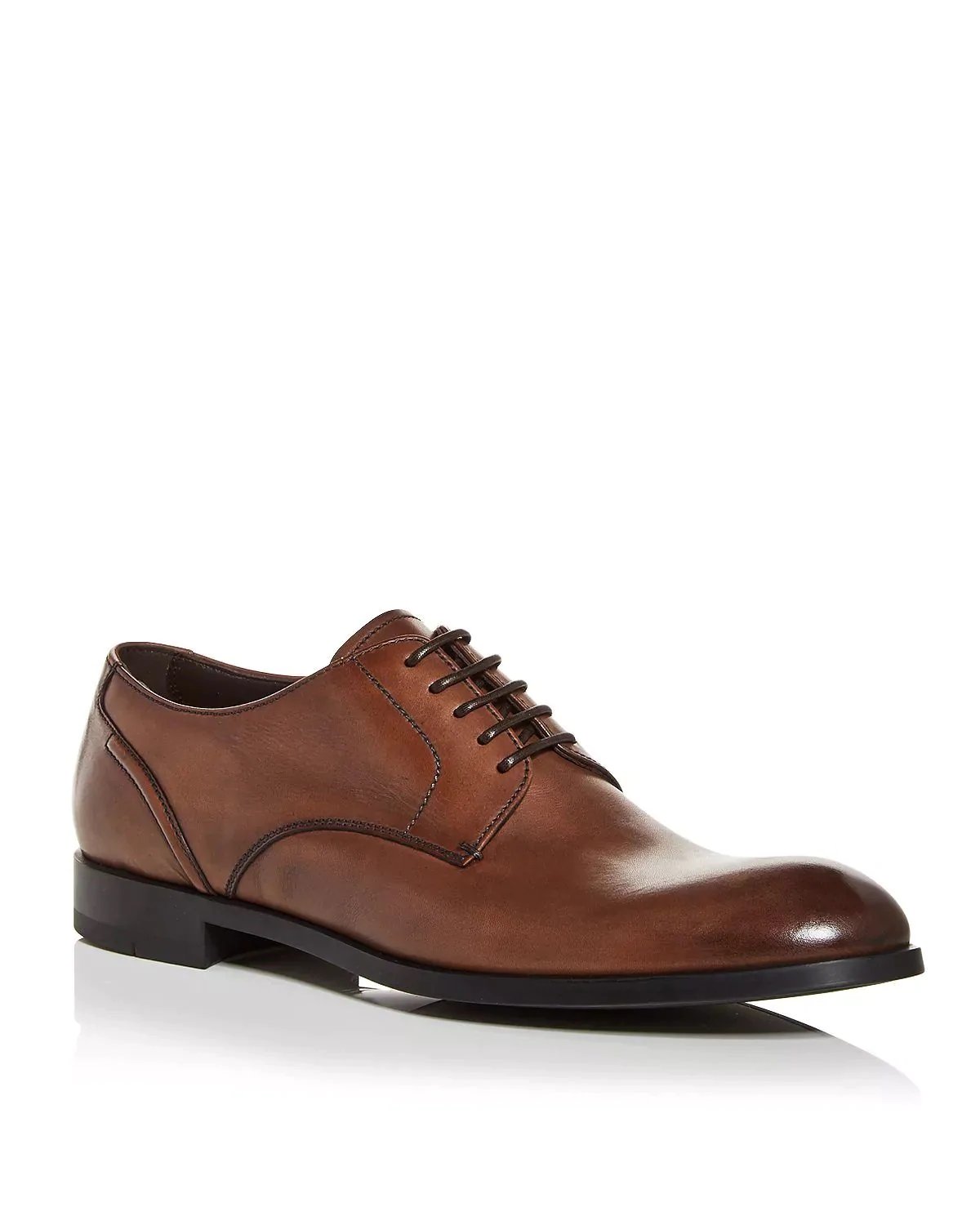 Ermenegildo Zegna Men's Plain Derby Oxfords-20259015
