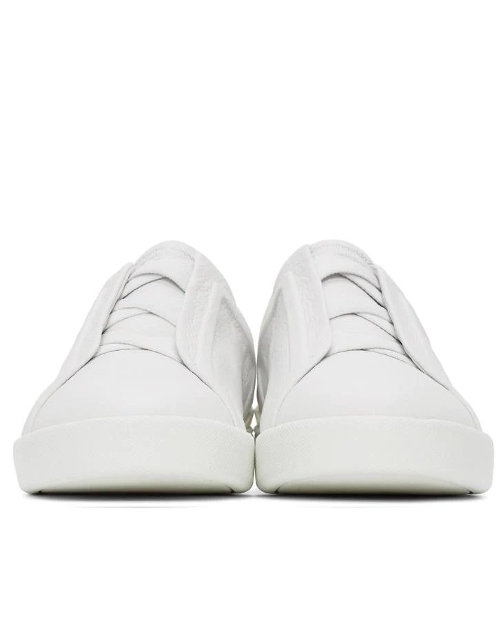 Alternative view of Ermenegildo Zegna White Triple Stitch Sneakers