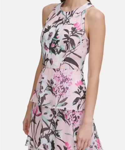 Floral Printed Tiered Maxi Dress 2