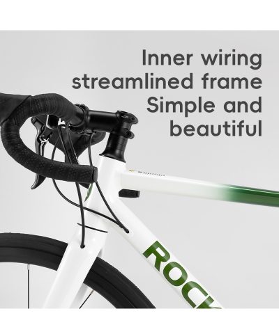 Alternative view of Unisex 700C Road Bike: 20-Speed Lightweight Hydraulic Disc Brake