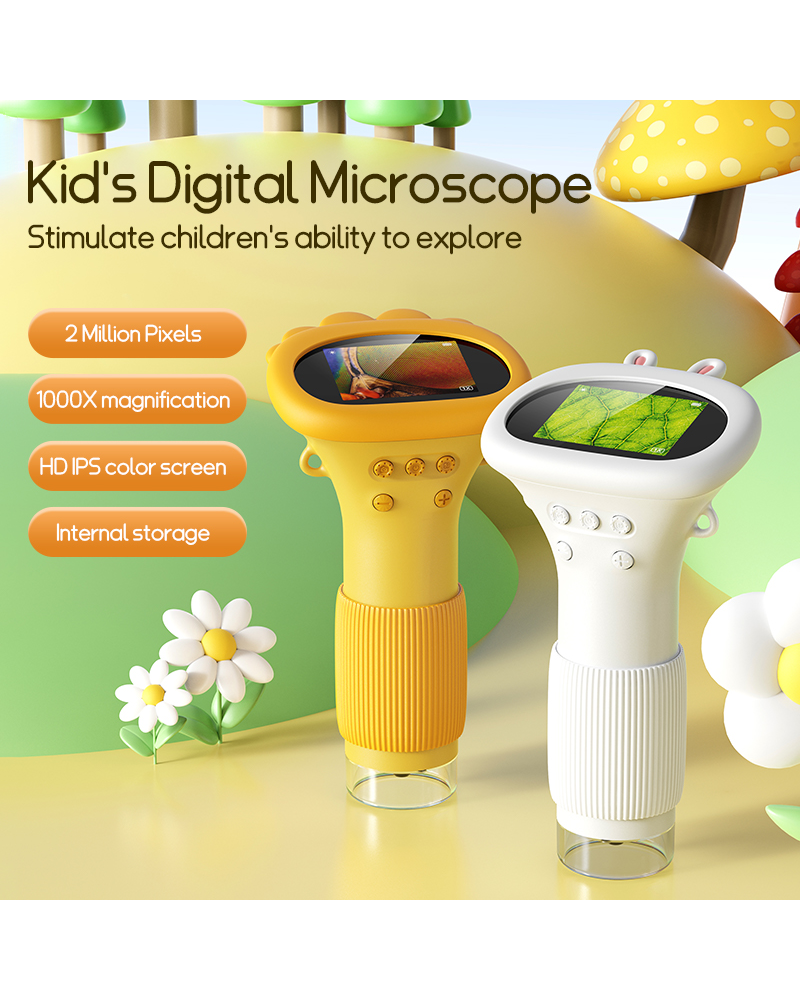 Alternative view of 1000X Pocket Microscope for Kids | 8 LED Science Exploration Kit & Educational Gift