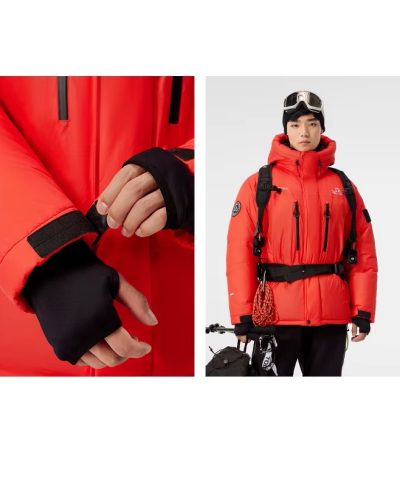 Unisex Gold Puffer Jacket with 900-Fill Power Goose Down & Pertex® Shell - Image 5