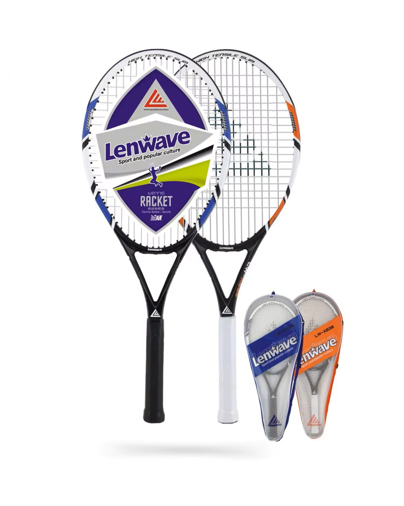 Professional Carbon Fiber & Aluminum Alloy Tennis Racket with Nylon Strings