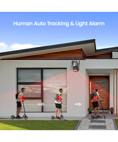Outdoor PTZ Security Camera with Auto Tracking, Color Night Vision & 2-Way Audio - Image 7