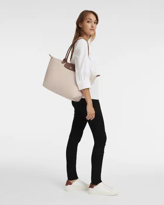 Alternative view of Longchamp Le Pliage Original Large Tote Bag - Beige