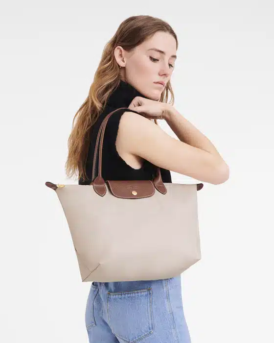 Alternative view of Longchamp Le Pliage Original Medium Tote Bag - Beige