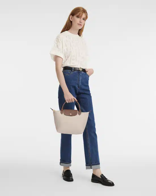 Alternative view of Longchamp Le Pliage Original Small Handbag - Beige