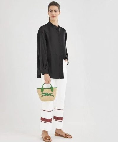Longchamp Le Pliage Paris Saint Tropez Bucket Bag Green 1