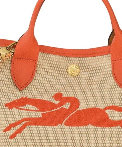 Longchamp Le Pliage Paris Saint Tropez Bucket Bag - Orange - Image 5