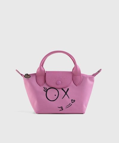 Longchamp x André Saraiva – Le Pliage André Top Handle Bag-20237825