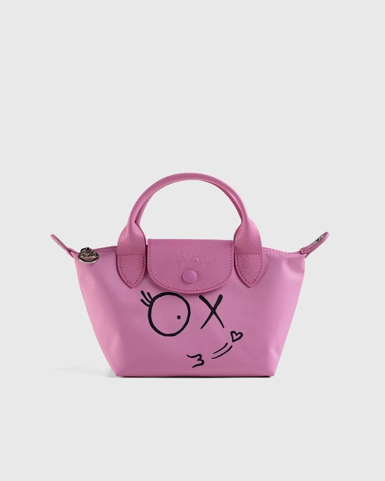 Longchamp x André Saraiva – Le Pliage André Top Handle Bag-20237825