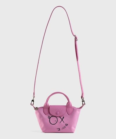 Longchamp x André Saraiva – Le Pliage André Top Handle Bag - Image 4