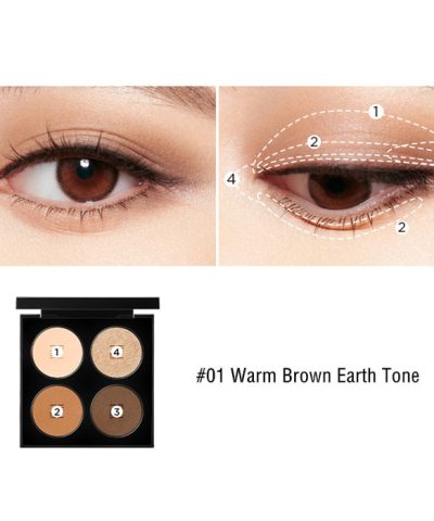 Perfect Diary Essence Eyeshadow Quad - Image 6