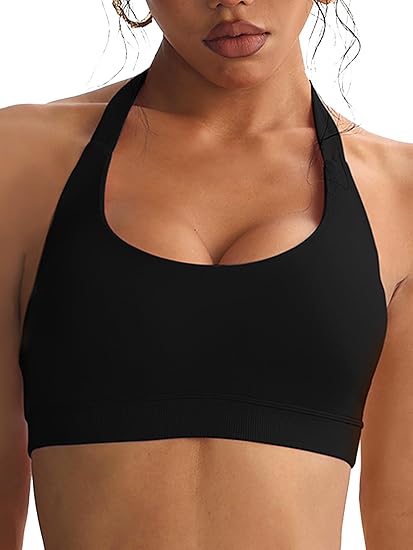 SIINSIIN Removable Padded Tank Tops Low Support Comfortable Open Back Sports Bra