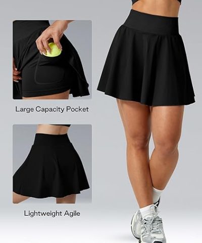 SIINSIIN Tennis Skirts with Pockets Athletic Sports Skorts For Women 11112553 1