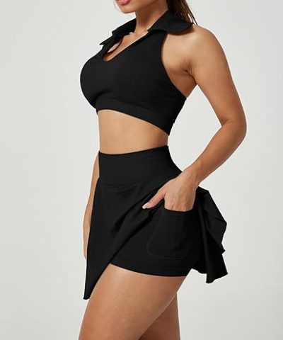 SIINSIIN Tennis Skirts with Pockets Athletic Sports Skorts For Women 11112553 4