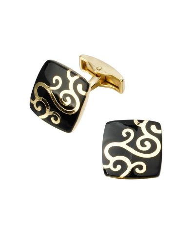 Steffe Men's Classic Chain Square Cufflinks-20224929