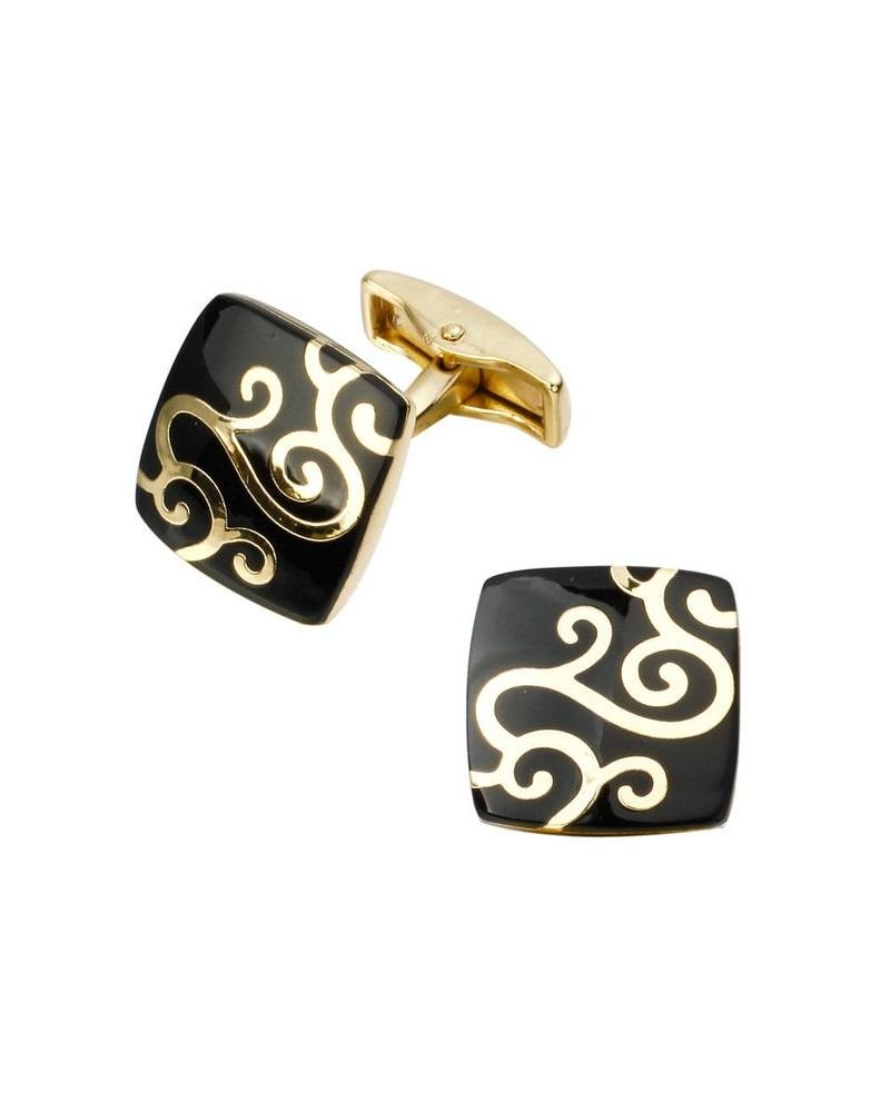 Steffe Men's Classic Chain Square Cufflinks-20224929