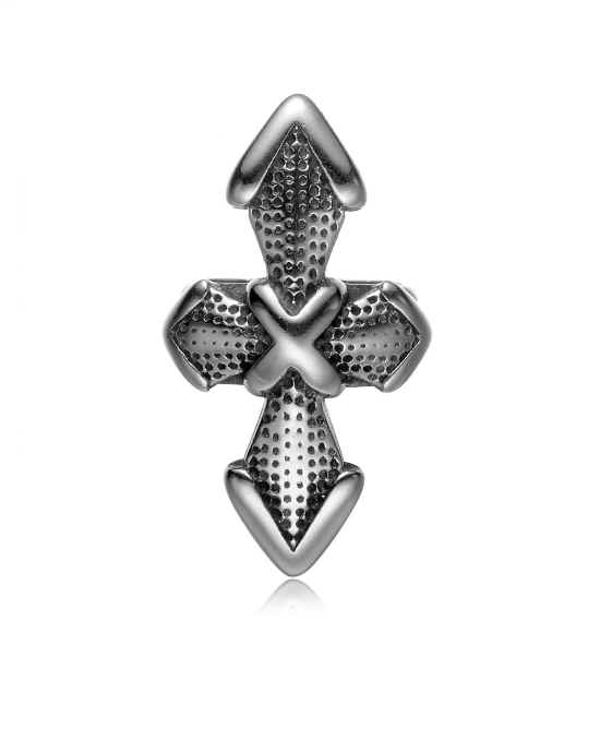 Alternative view of Steffe Men's Stainless Steel Fish Hook Station Bracelet