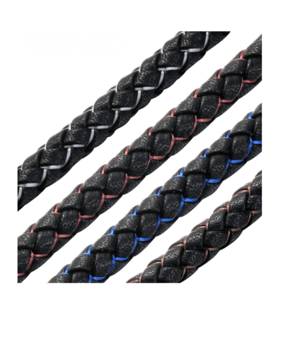 Alternative view of Steffe Men's Two Tone Braided Scouting Flower Bracelet