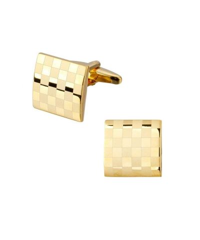 Steffe Square Check Cufflinks-20224975
