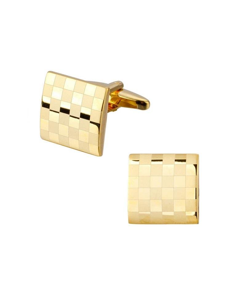 Steffe Square Check Cufflinks-20224975