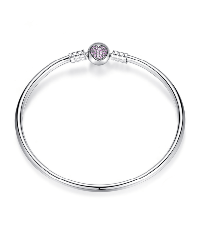 Steffe Sterling Silver Charm Love Bracelet-20225243