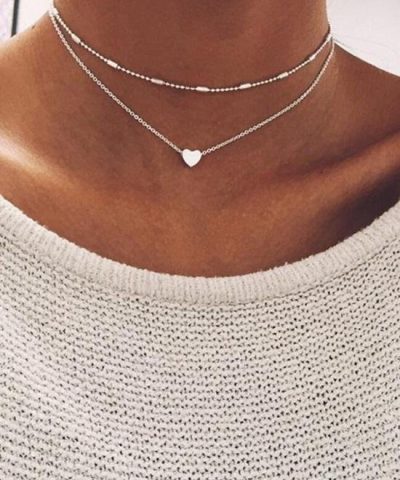 Steffe Sterling Silver Heart Pendant Necklace 2