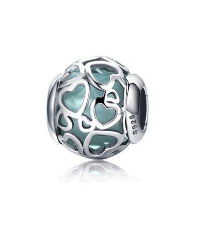 Steffe Sterling Silver Love Heart Nature's Radiance Charms - Image 3