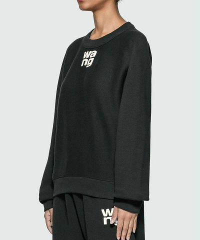 Alternative view of T by Alexander Wang Wash & Go Dense Fleece Sweatshirt