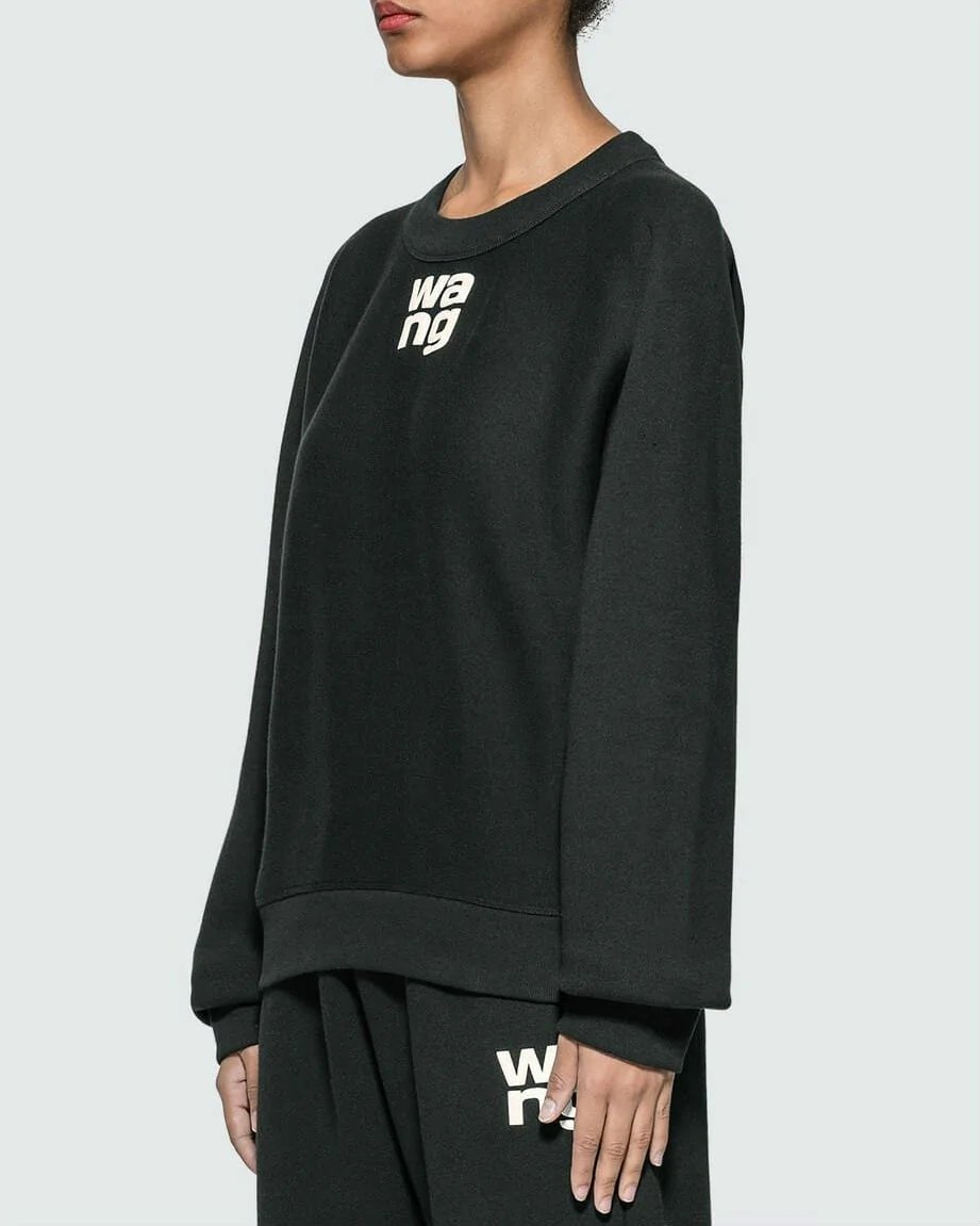 Alternative view of T by Alexander Wang Wash & Go Dense Fleece Sweatshirt