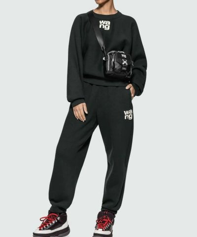 T by Alexander Wang Wash & Go Dense Fleece Sweatshirt - Image 4