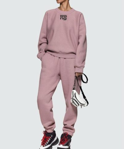 T by Alexander Wang Wash & Go Dense Fleece Sweatshirt - Image 7