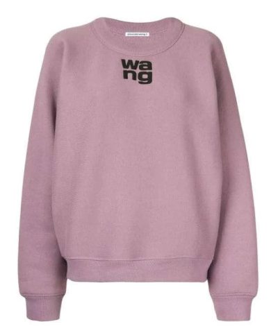T by Alexander Wang Wash & Go Dense Fleece Sweatshirt - Image 8